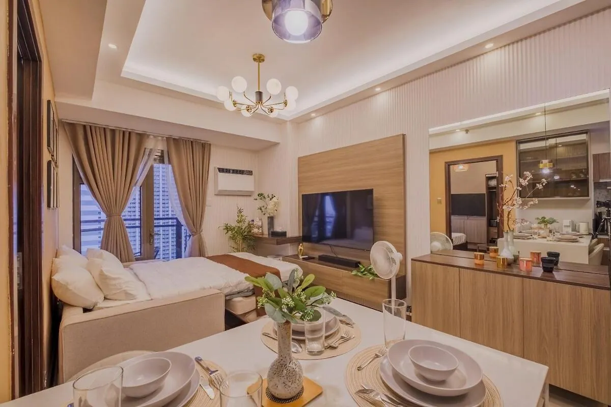 Apartment Ec Suites Modern 1Br Suite W Balcony In Pasay Manila