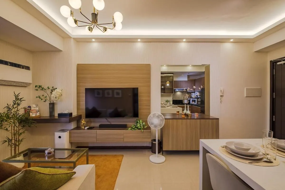 Apartment Ec Suites Modern 1Br Suite W Balcony In Pasay Manila Philippines