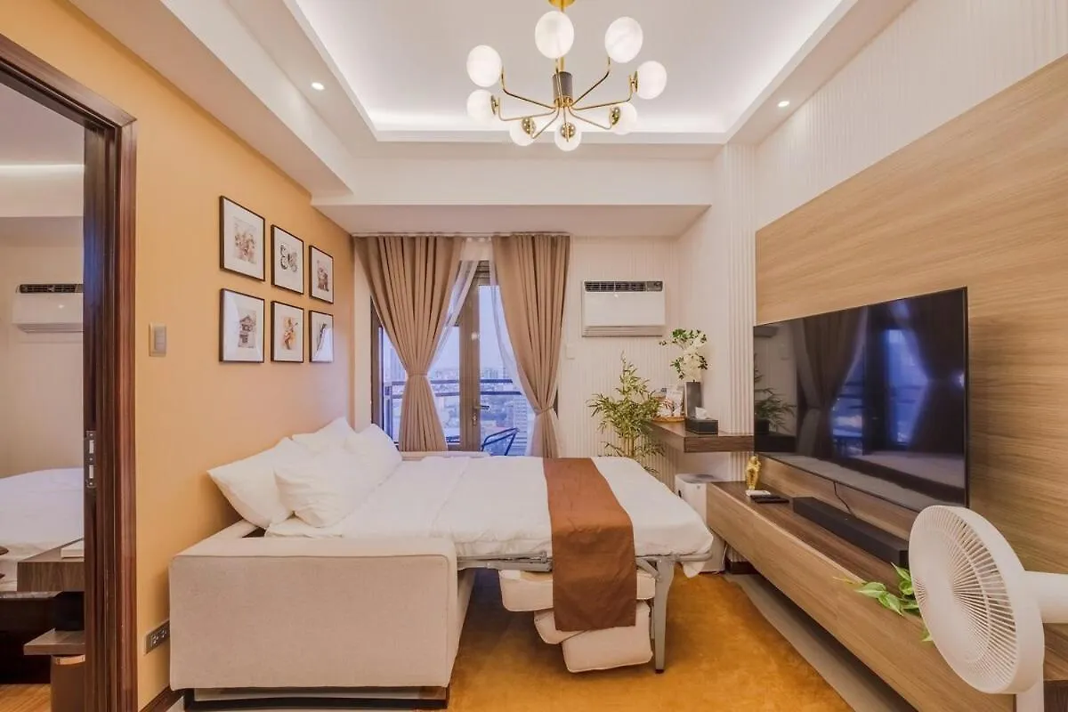 Apartment Ec Suites Modern 1Br Suite W Balcony In Pasay Manila